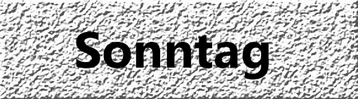 sonntag